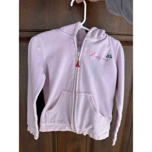 Vintage Y2K Velor Disney Kids Sweatshirt | Sleeping Beauty Full Zip |‎ SZ 4